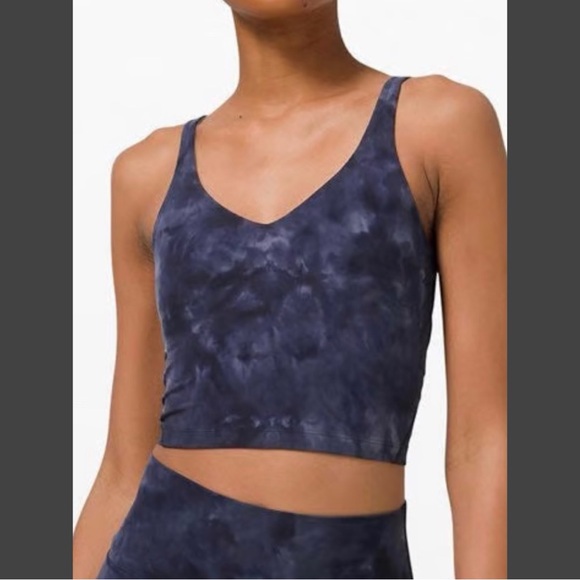 lululemon athletica Tops - #1614 Lululemon Align Tank Diamond Dye Lunar Rock Naval Blue 8
